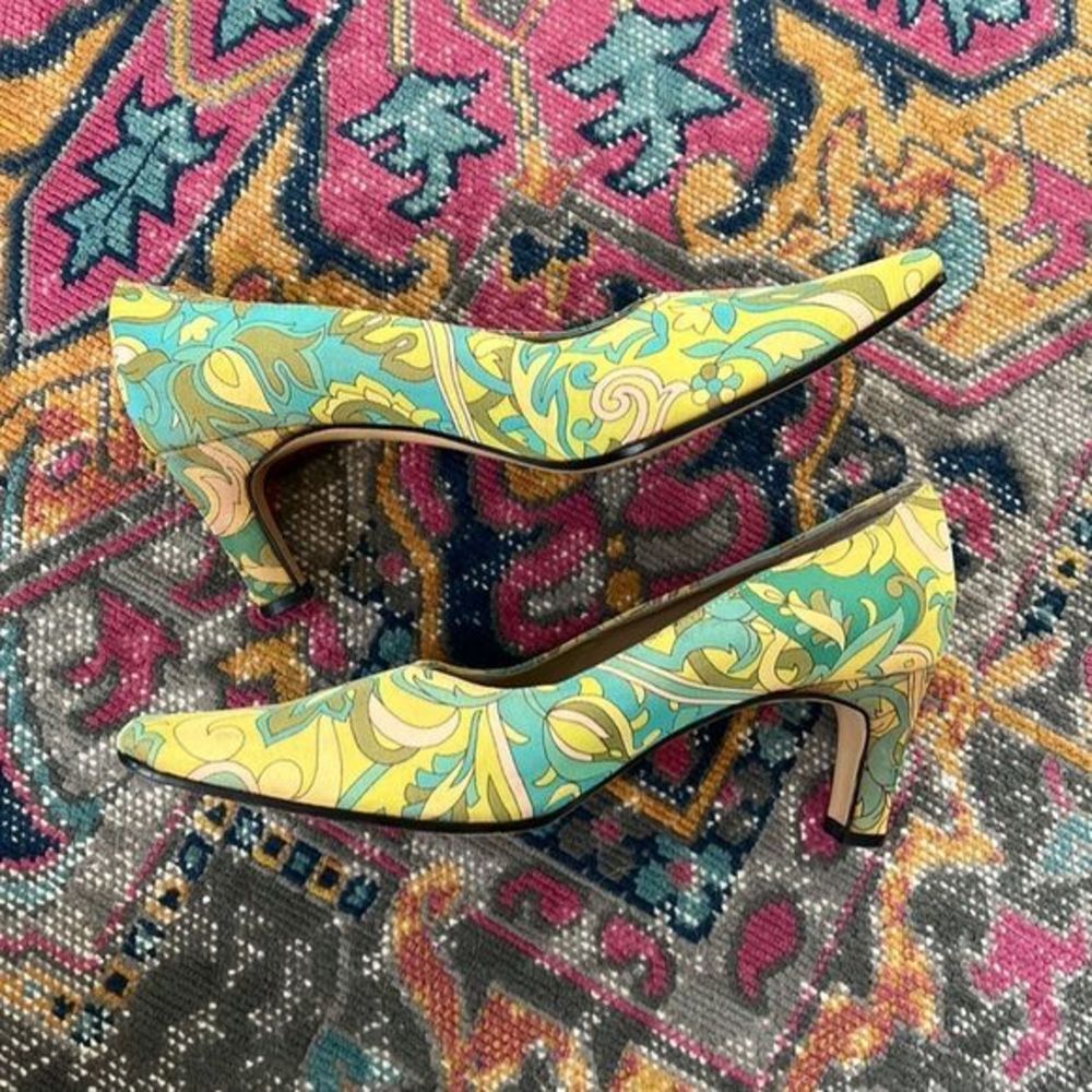 VINTAGE VANELi East Paisley Pumps High Heels size 7.5